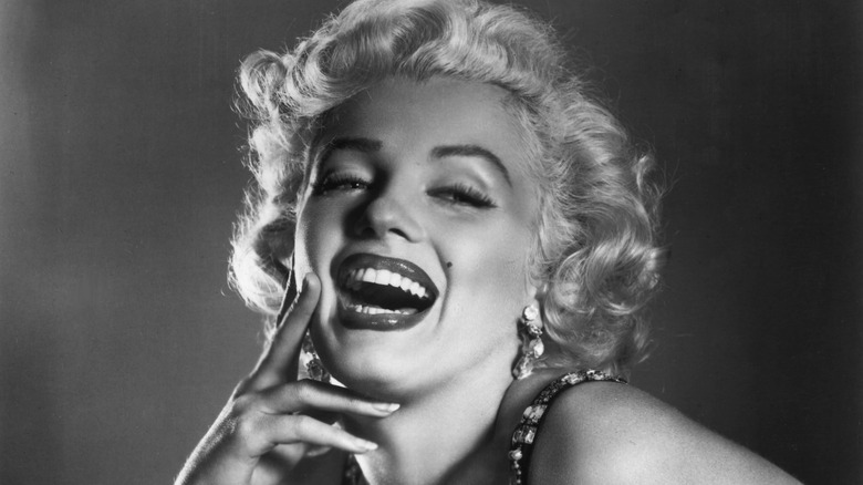 Marilyn Monroe laughing