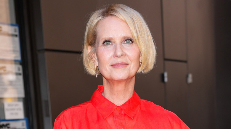Cynthia Nixon smiling
