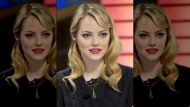 Emma Stone smiling