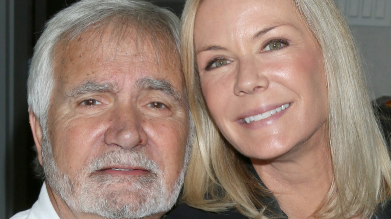 John McCook and Katherine Kelly Lang