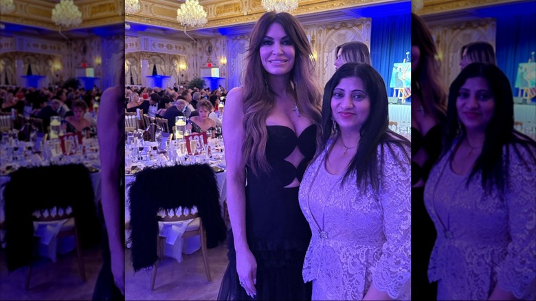 Kimberly Guilfoyle posing at Mar-A-Lago