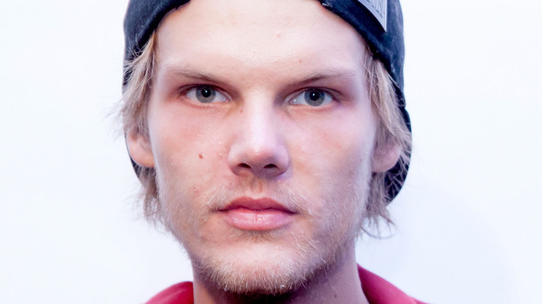 Avicii posing 