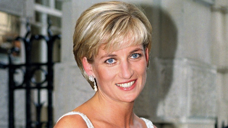 Princess Diana smiling 