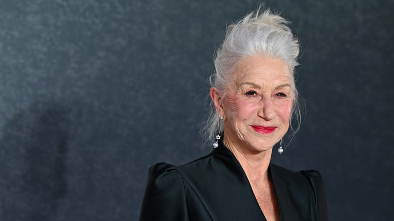 Dame Helen Mirren attends the Global Premiere of "MobLand" at Odeon Luxe Leicester Square on March 27, 2025 in London, England.