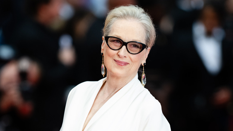Meryl Streep attends "Le Deuxième Acte" ("The Second Act") Screening & opening ceremony red carpet at the 77th annual Cannes Film Festival at Palais des Festivals on May 14, 2024 in Cannes, France.