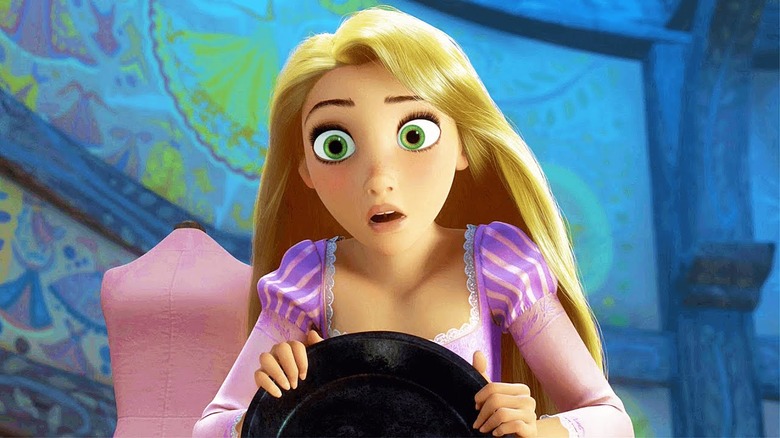 Rapunzel shocked