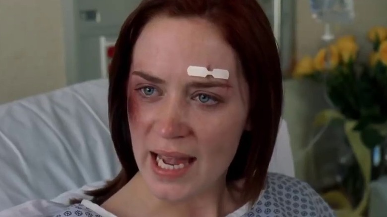 Emily Blunt in the hospital in The Devil Wears Prada