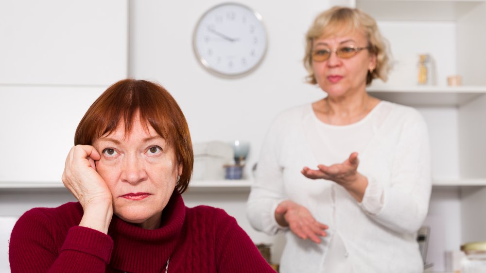 Women disagreeing