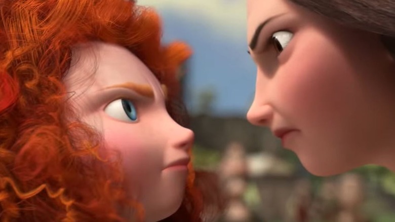 Merida and Elinor in Brave