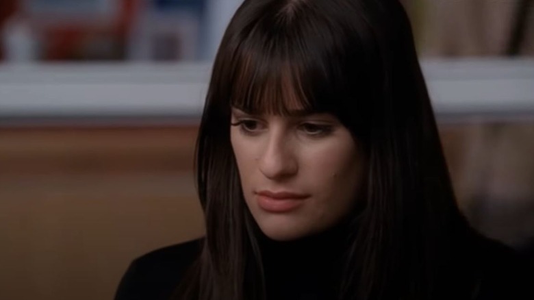 Lea Michele as Rachel on Glee
