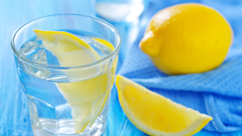 lemon water