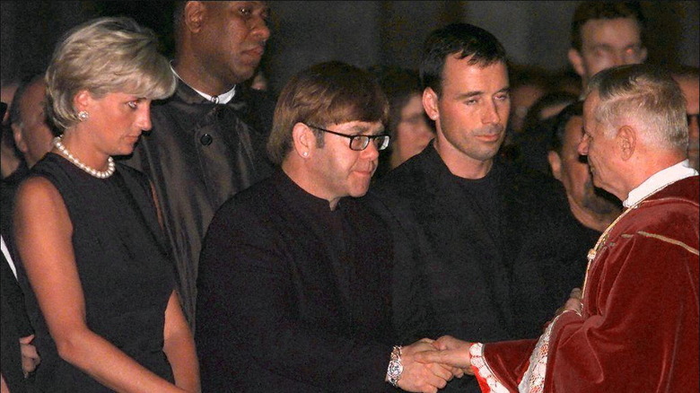 Princess Diana and Elton John