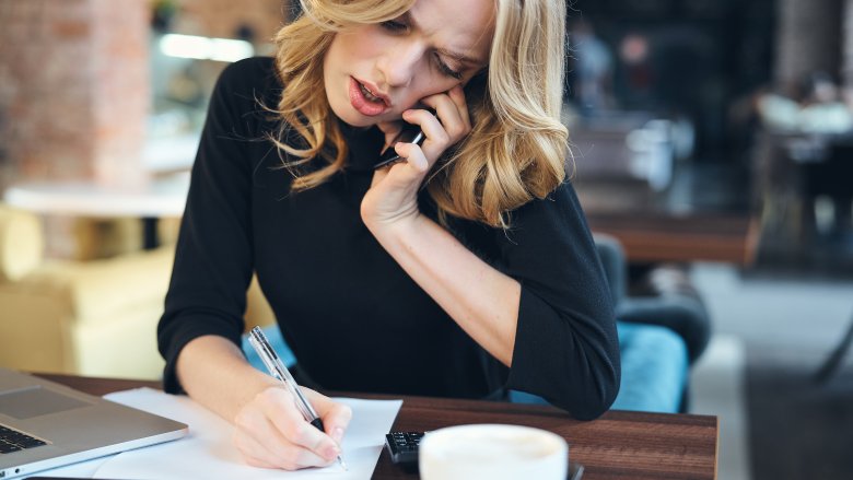 busy woman