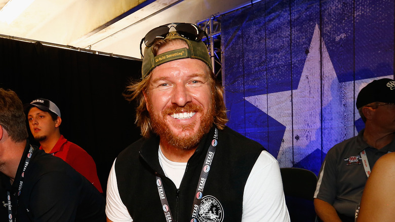 Chip Gaines smiling at party