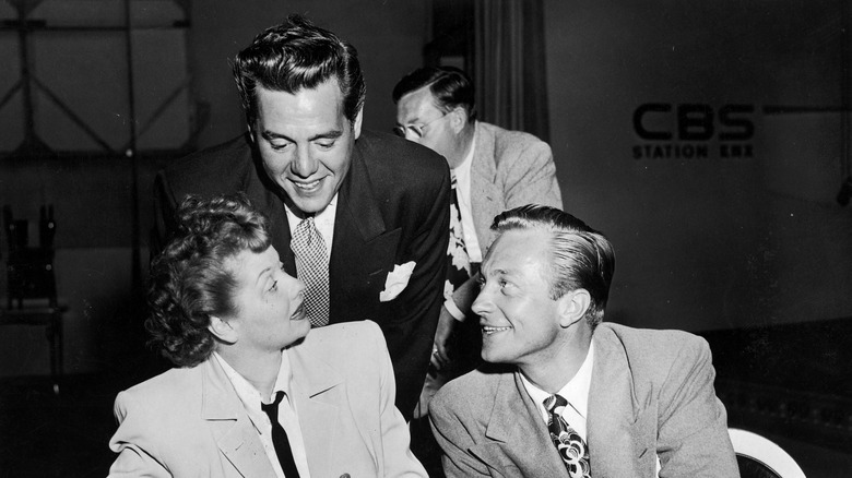 Lucille Ball, Desi Arnaz, and Richard Denning
