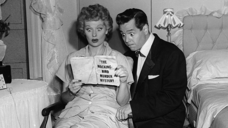 Lucille Ball and Desi Arnaz on I Love Lucy
