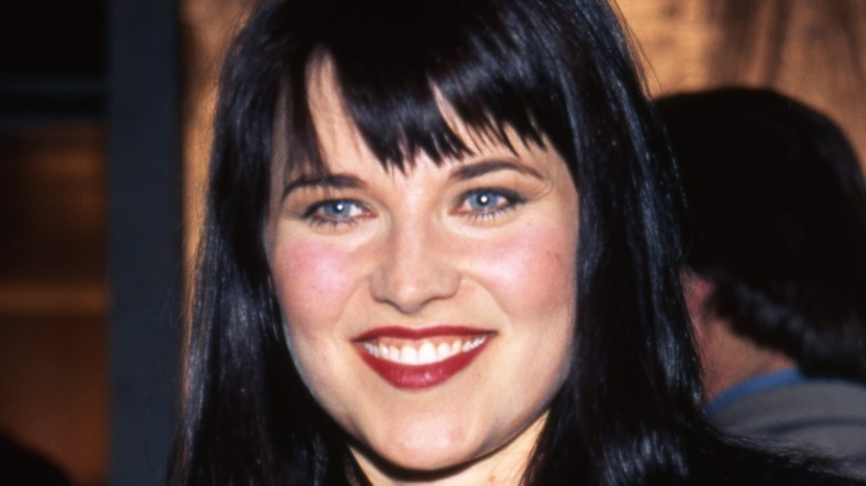 Lucy Lawless close-up