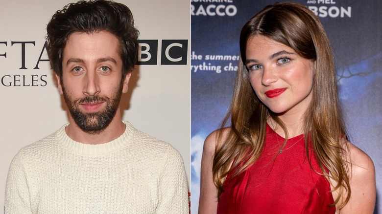 Side-by-side of Simon Helberg and Raegan Revord