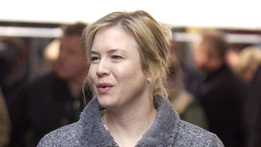 Renée Zellweger filming Bridget Jones' Diary in London