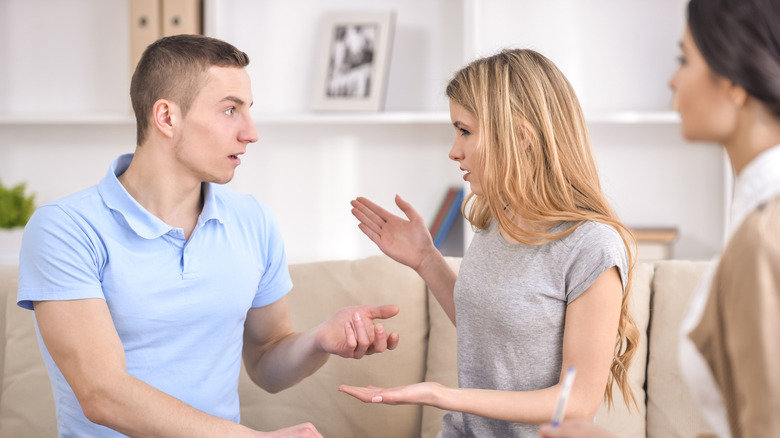 couple arguing