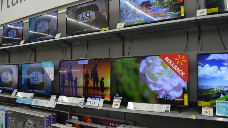 TVs at Walmart