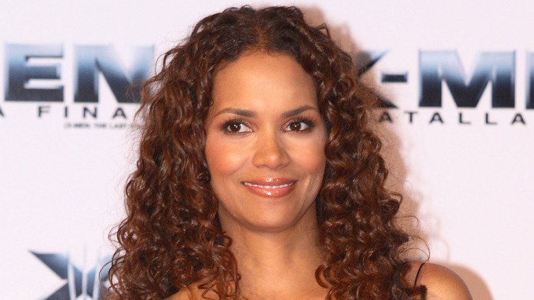 Halle Berry smiling
