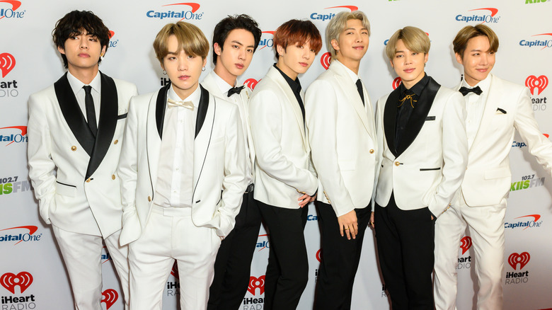 BTS in white suits