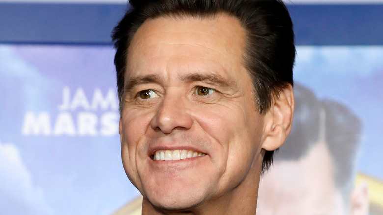 Jim Carrey smiling