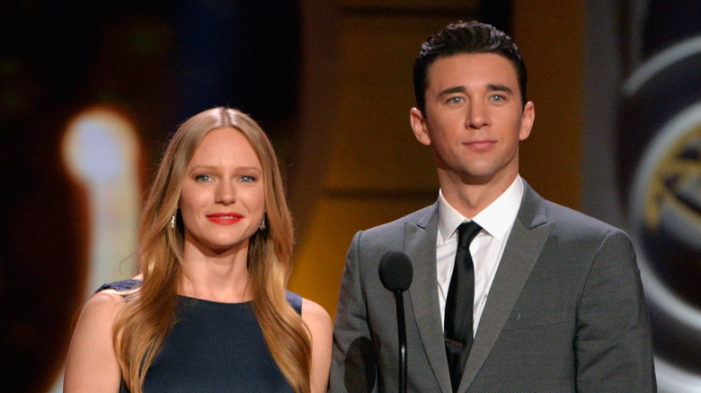 Billy Flynn and Marci Miller at an event.  