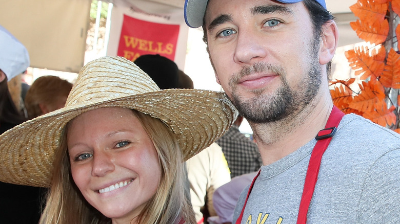 Billy Flynn and Marci Miller pose for a photo 