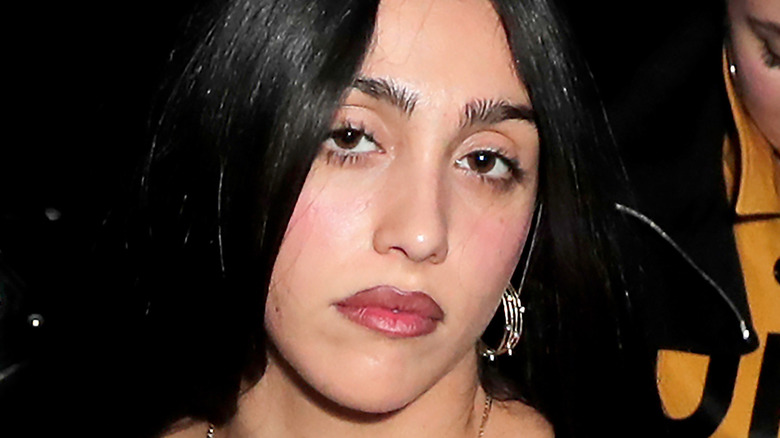Lourdes Leon looking at the camera
