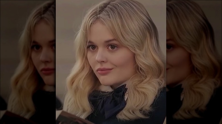 Emily Lind as Audrey Hope eyebrows