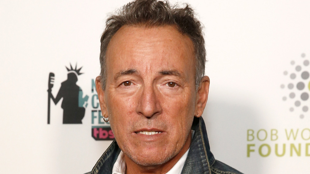 Bruce Springsteen posing