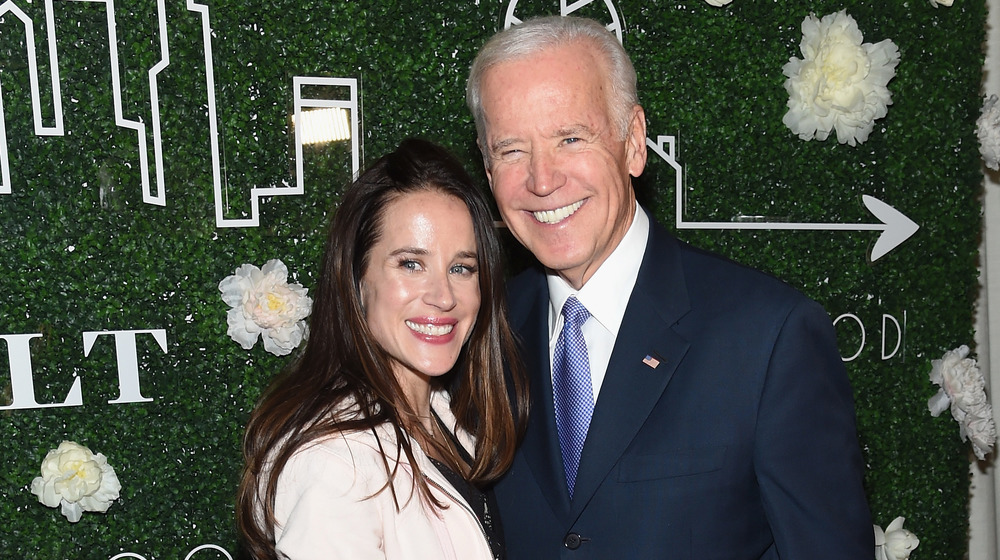 Ashley Biden with her father, Joe Biden