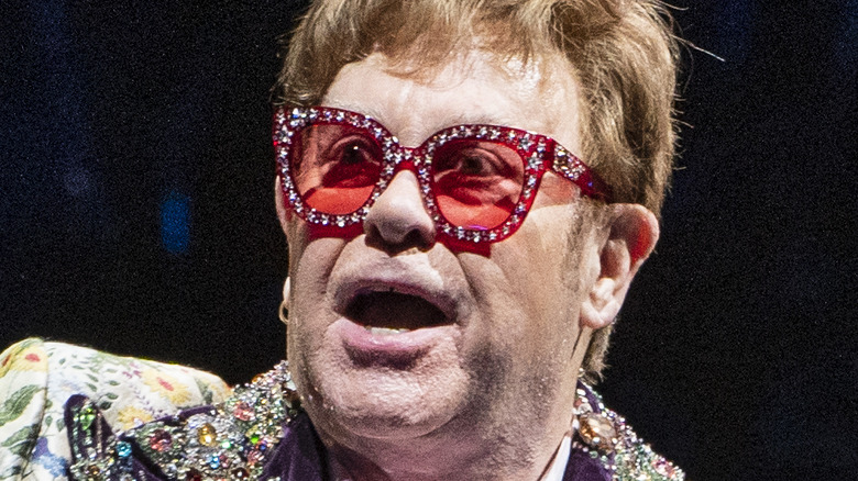 Elton John singing