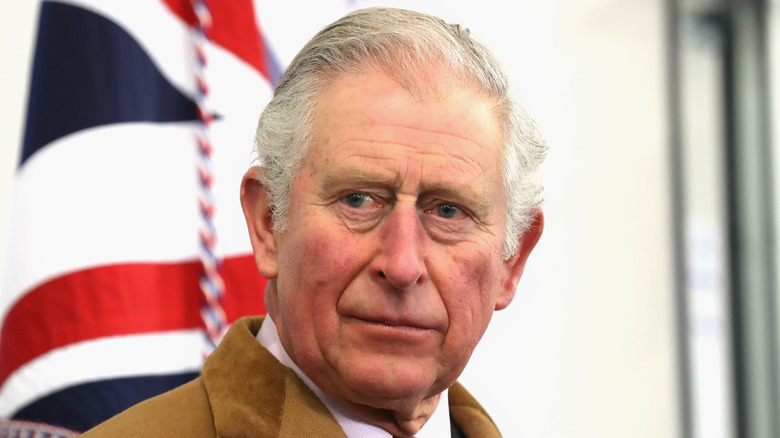 Close-up of King Charles III