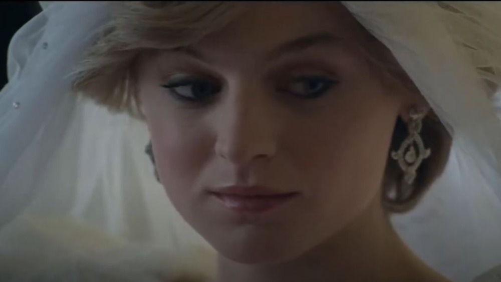 Emma Corrin as Princess Diana in The Crown