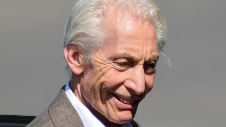 Charlie Watts meeting fans