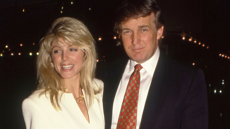 Marla Maples and Donald Trump