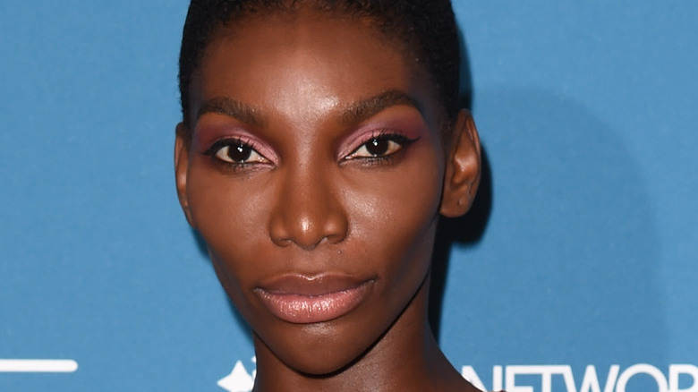 Michaela Coel posing