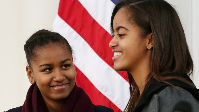 Obama sisters Malia and Sasha