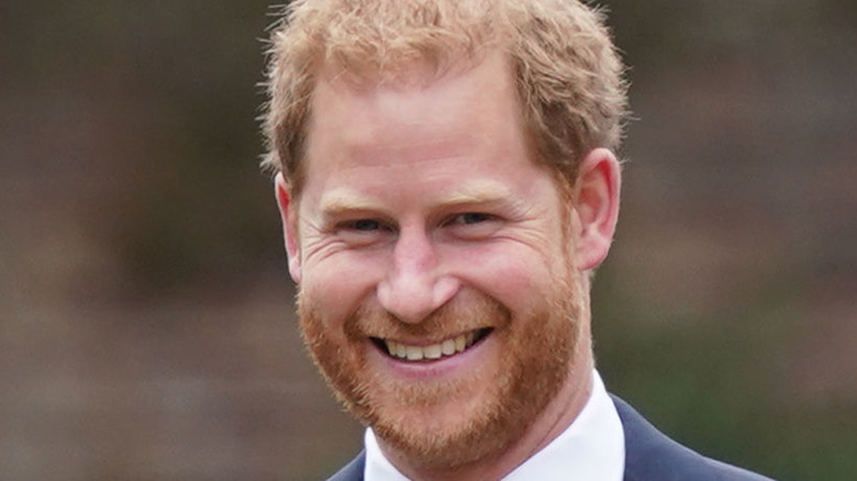 Prince Harry smiling