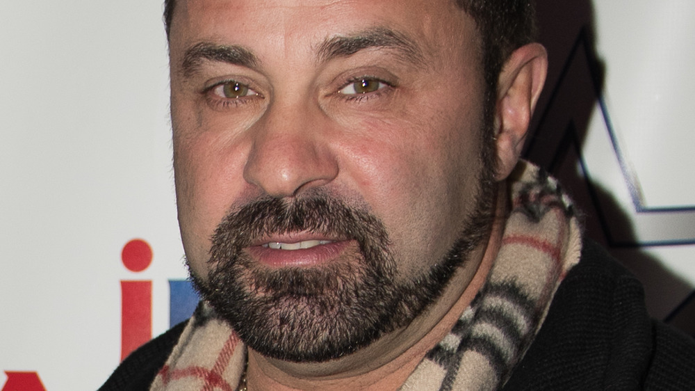 Joe Giudice almost smiling