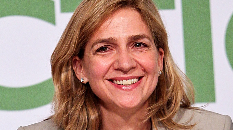 Princess Cristina smiling at event