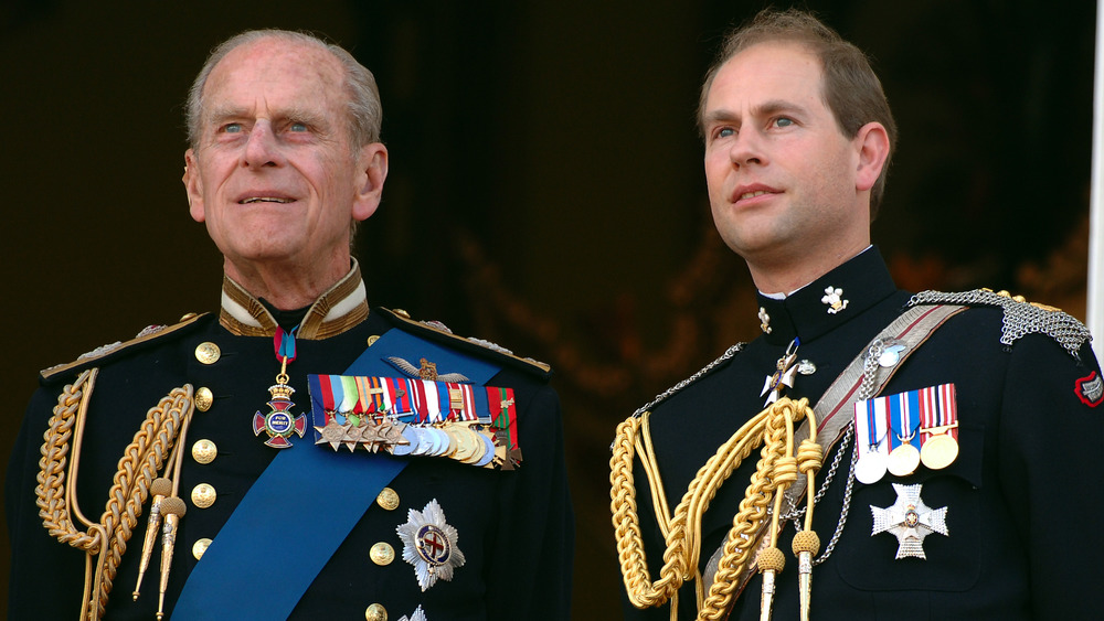 Prince Edward and Prince Philip 