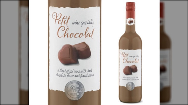 Aldi Petit Chocolat wine