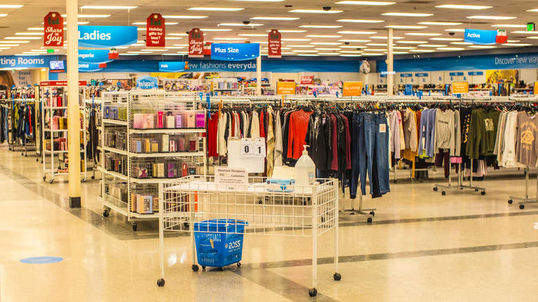 Ross store floor before opening