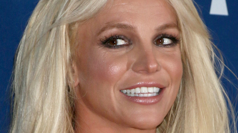 close up of Britney Spears smiling