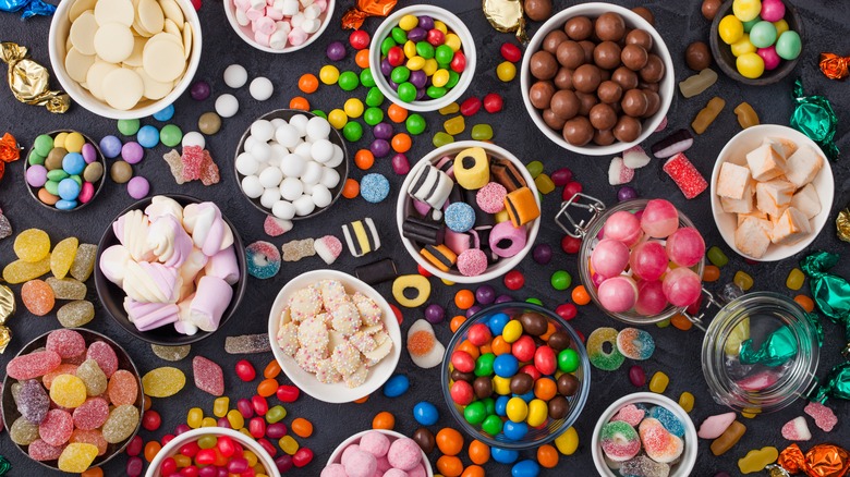 Display of candies 