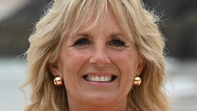 Dr. Jill Biden smiles